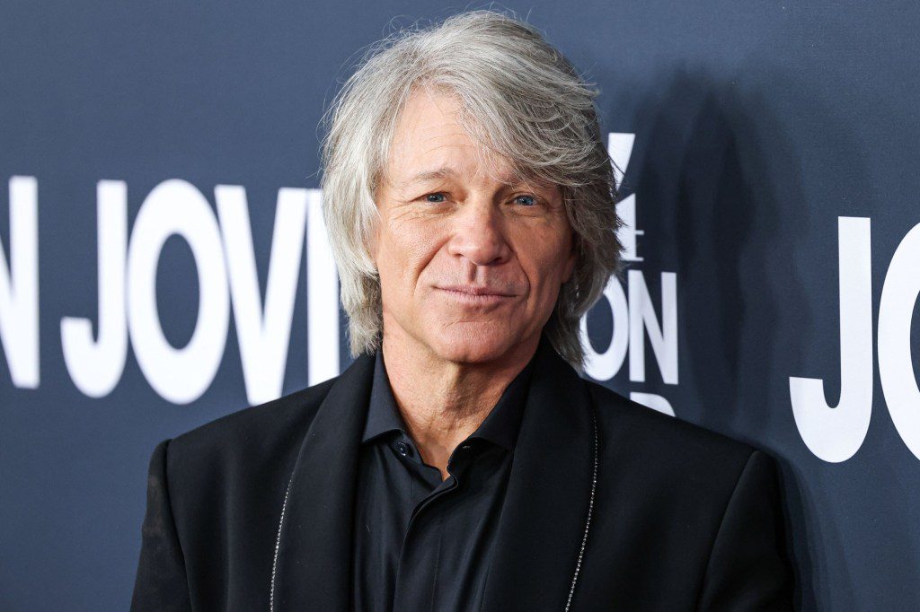 Jon Bon Jovi arrives at the 2024 MusiCares Person of the Year Honoring Jon Bon Jov