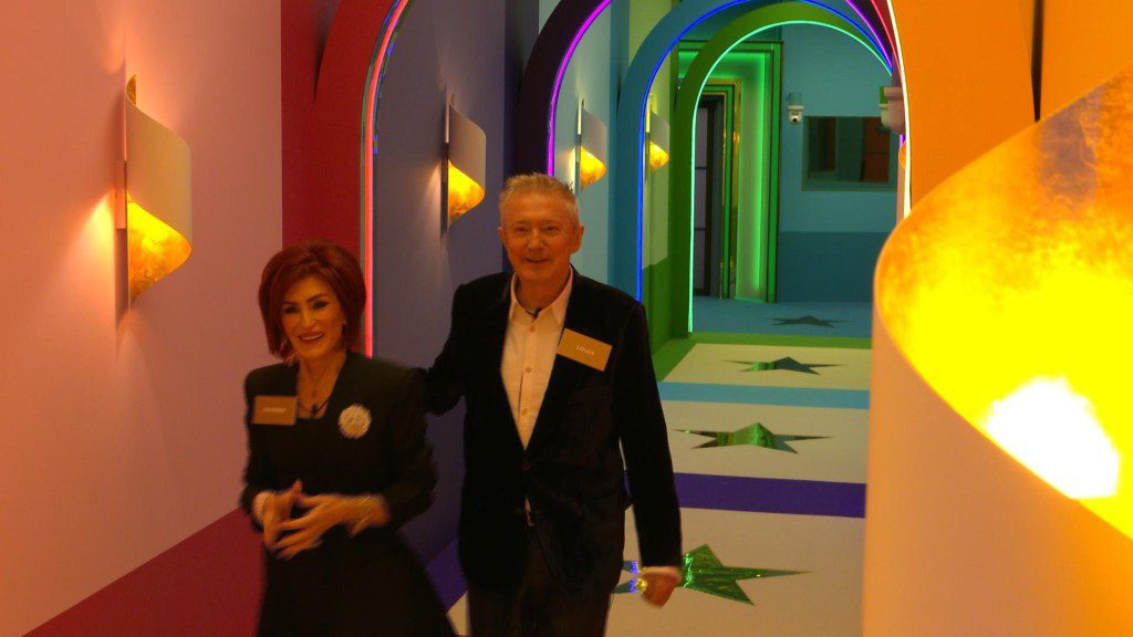 Sharon Osbourne and Louis Walsh