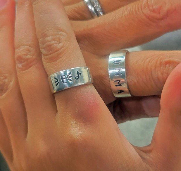 Participants of a one-day jewelry-making class at ArtFusion made these intention rings. (ArtFusion 19464 / For MediaNews Group)