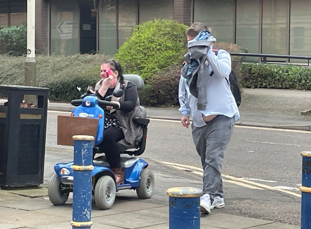 Previously unissued photo dated 13/4/2024 of Kayleigh Driver and Michael Davis arriving at Leicester Crown Court during their trial. Davis was on Friday convicted of the murder of his four-month-old son Ollie Davis, while Driver was acquitted of murder and causing grievous bodily harm but found guilty of causing of allowing the death of a child, and causing or allowing serious injury. Both will be sentenced on April 10. Issue date: Friday March 22, 2024. PA Photo. See PA story COURTS Leicester. Photo credit should read: Matthew Cooper/PA Wire