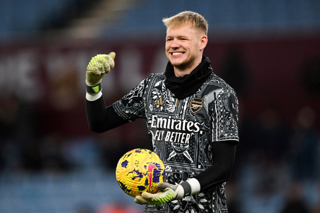 Arsenal's goalkeeper Aaron Ramsdale