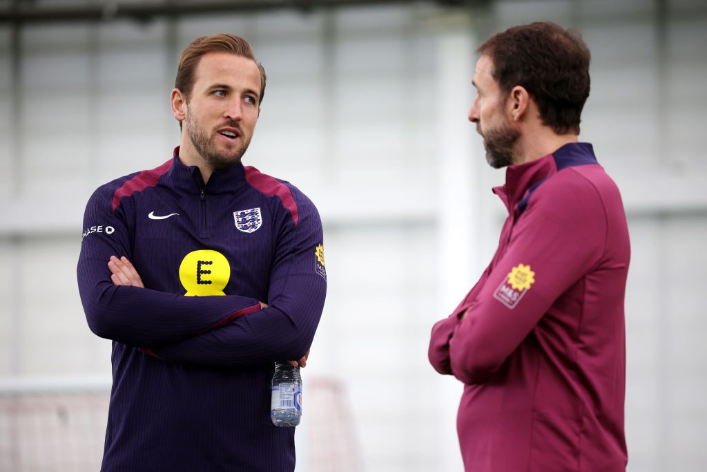 Harry Kane and Gareth Southgate