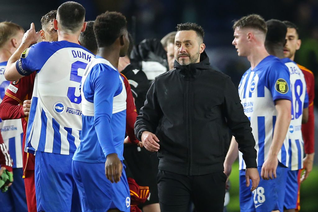 Brighton boss Roberto De Zerbi
