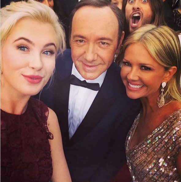 Ireland Baldwin Kevin Spacey Oscars 2014