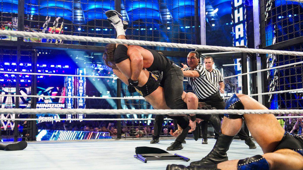 WWE superstar AJ Styles costs LA Knight his spot in the Elimination Chamber in Perth, Australia