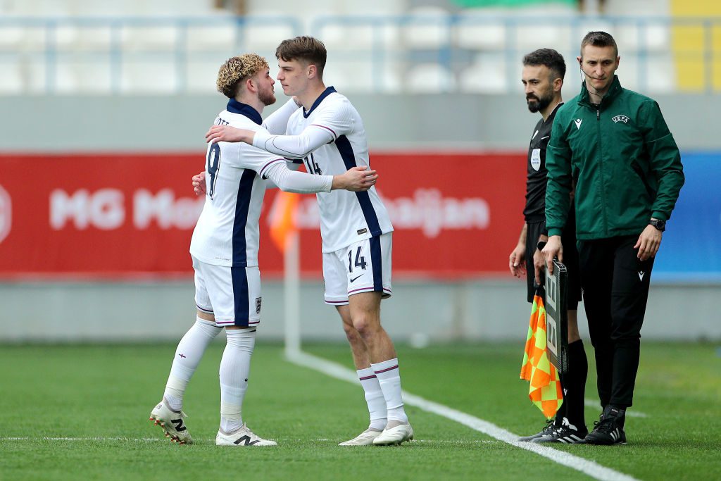 Harvey Elliott scored twice in England Under-21s win over Azerbaijan 