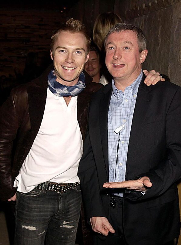 Louis Walsh and Ronan Keating