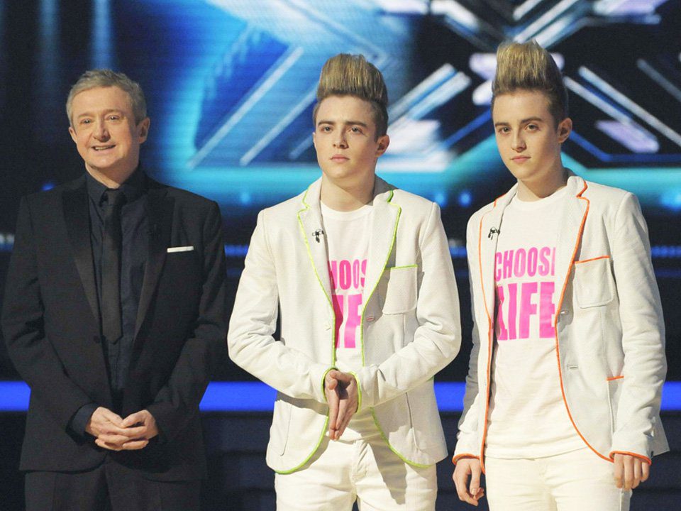 Louis Walsh and Jedward