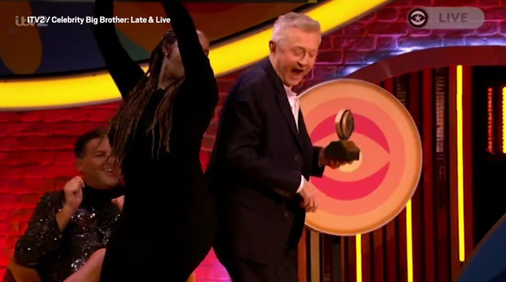 Louis Walsh and Oti Mabuse