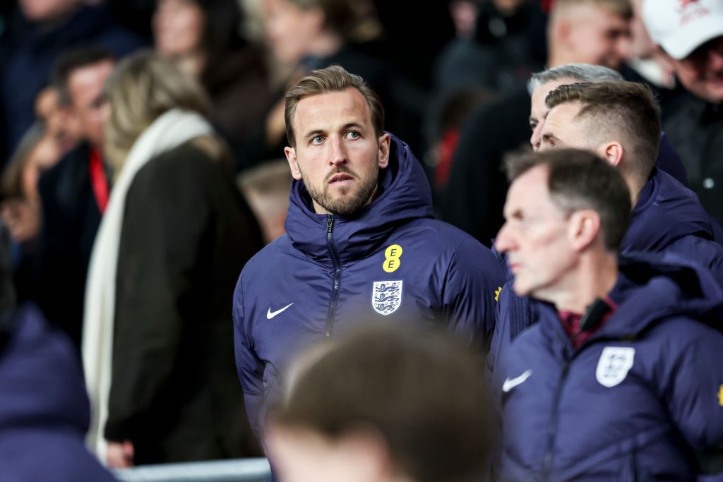 Harry Kane at England vs Brazil