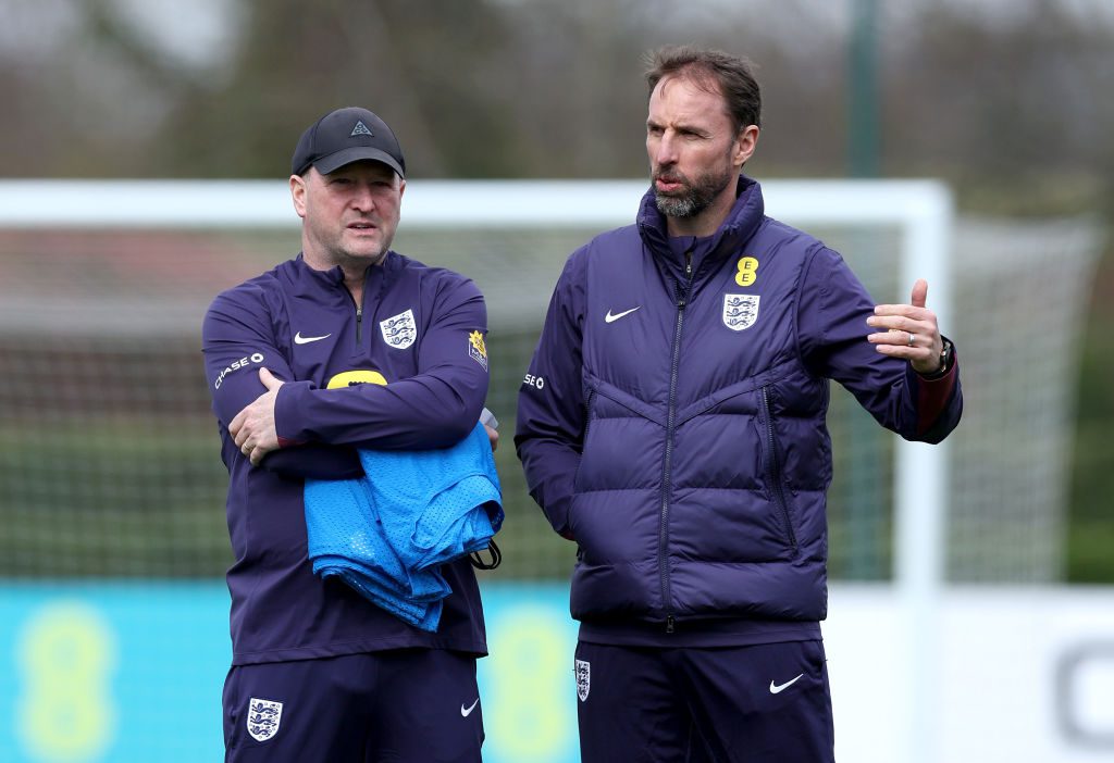 Steve Holland and Gareth Southgate