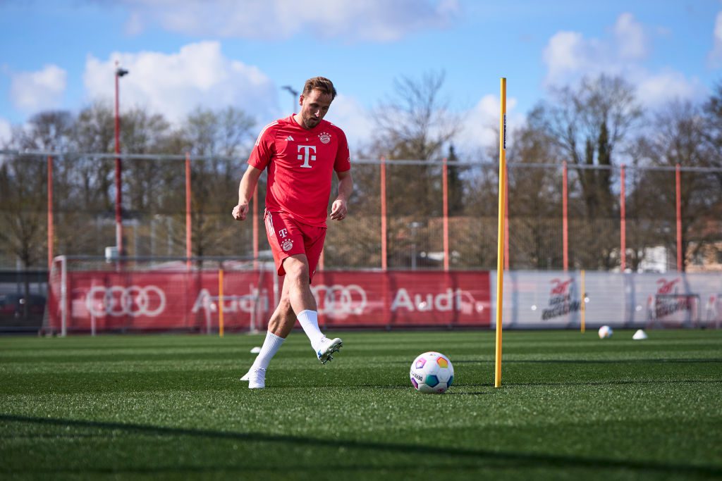 Harry Kane in training