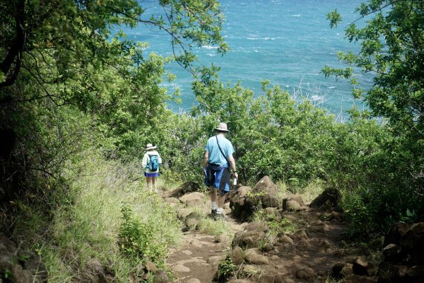 The rugged Pololu Trail on the Big Island of Hawaii offers stunning view after stunning view. (Courtesy Alice Bourget)