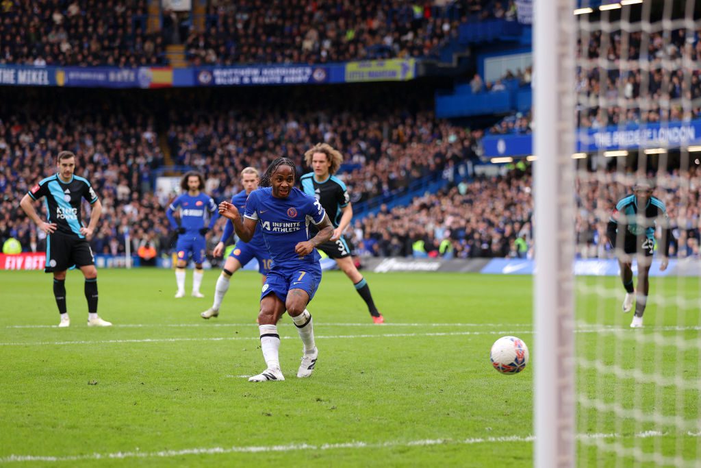 Raheem Sterling missed a penalty in Chelsea's recent win over Leicester City 