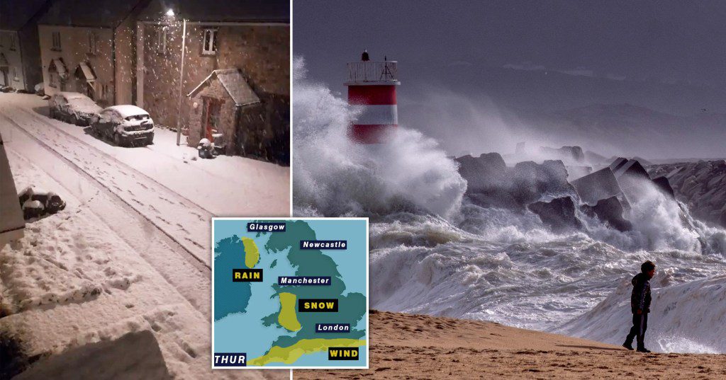 It is a winter wonderland in parts of the UK (Picture: Lebtxaru140/AP)