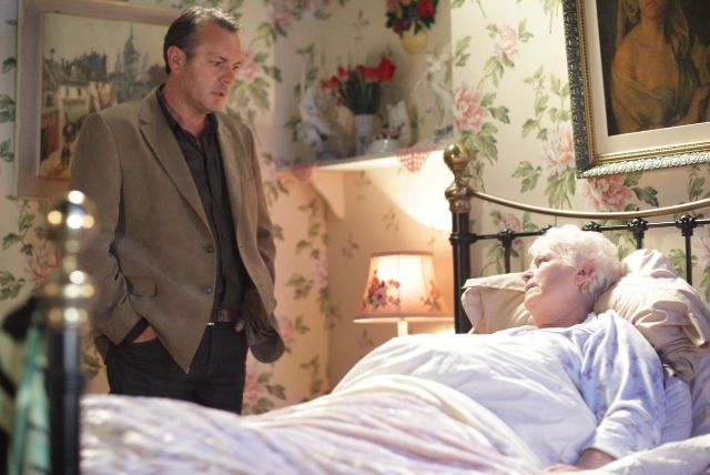 David Wicks and Pat Butcher in EastEnders