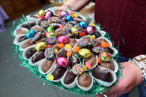 Some of the Easter chocolates at Billy's Homemade Candies, 4949 Kutztown Road, Temple. (BILL UHRICH - MEDIANEWS GROUP)