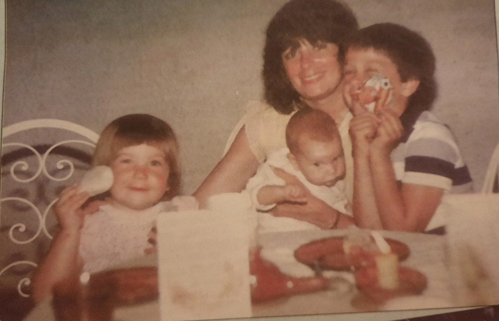 Undated handout photo of Iain Hoskins, his brother David, and sister Katie with their mother Glenda Hoskins, taken in 1982 in Spain. The family of Glenda Hoskins are speaking out about discussions to release her murderer Victor Farrant from prison who they say could strike again. Farrant was jailed for life in 1998 for the murder of his former girlfriend Glenda and the attempted murder of Ann Fidler. Issue date: Thursday March 28, 2024. PA Photo. See PA story PRISONS Farrant. Photo credit should read: Iain Hoskins/PA Wire NOTE TO EDITORS: This handout photo may only be used for editorial reporting purposes for the contemporaneous illustration of events, things or the people in the image or facts mentioned in the caption. Reuse of the picture may require further permission from the copyright holder.