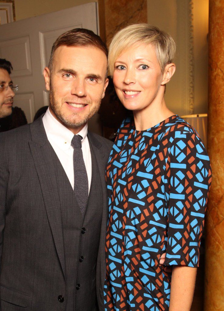 Gary Barlow and his wife Dawn