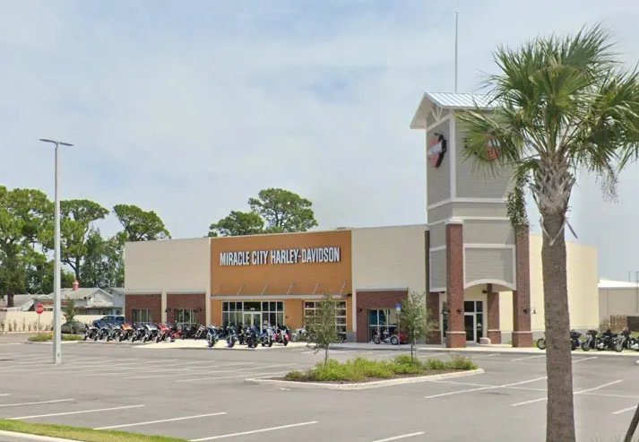 The fatal crash happened at the Miracle City Harley-Davidson dealership in Titusville, Florida