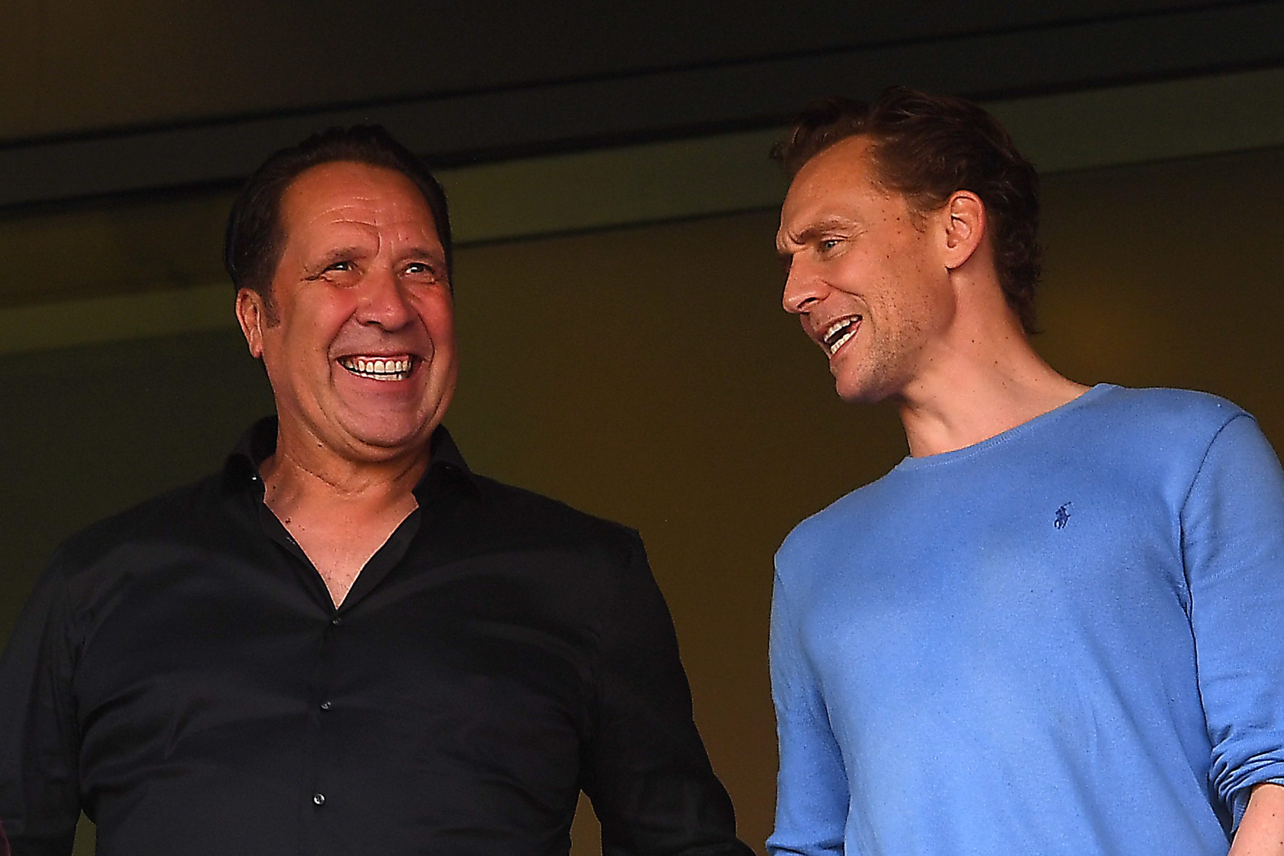 David Seaman and Tom Hiddlestone