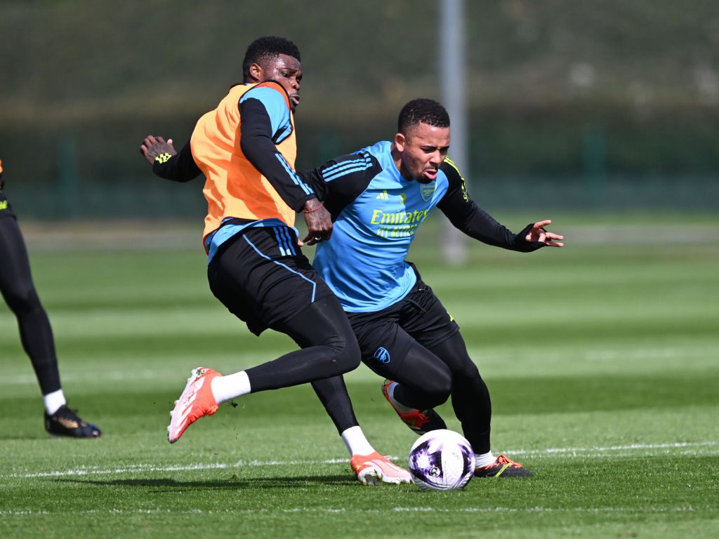 Thomas Partey and Gabriel Jesus