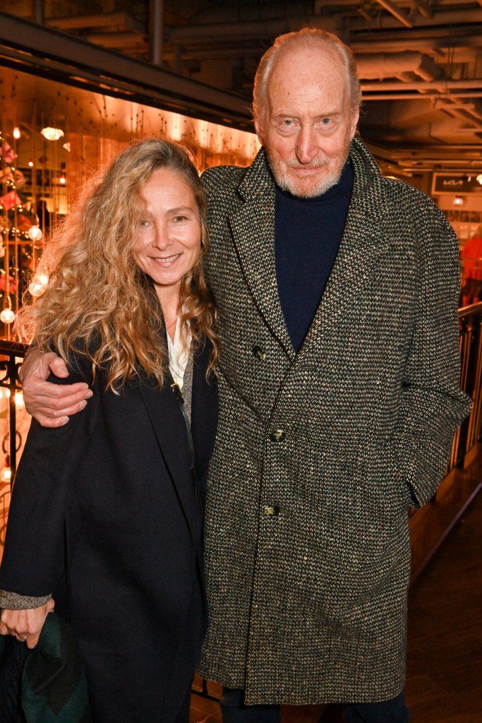 Alessandra Masi and Charles Dance attend a special screening of 'Sr.' hosted by Jeremy Thomas at Picturehouse Central on November 30, 2022 in London, England