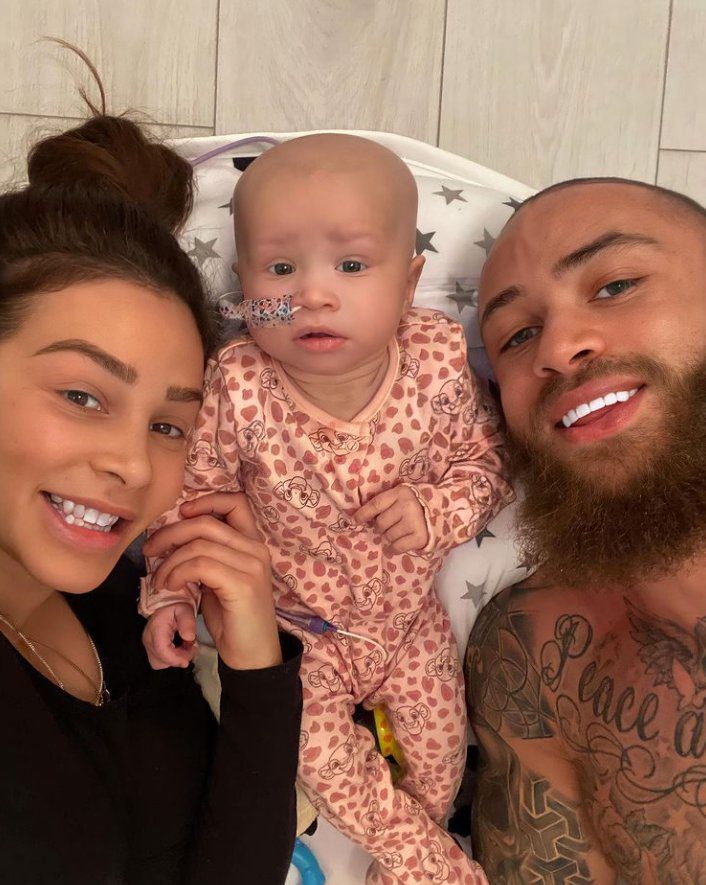 Safiyya Vorajee, Ashley Cain and daughter Azaylia