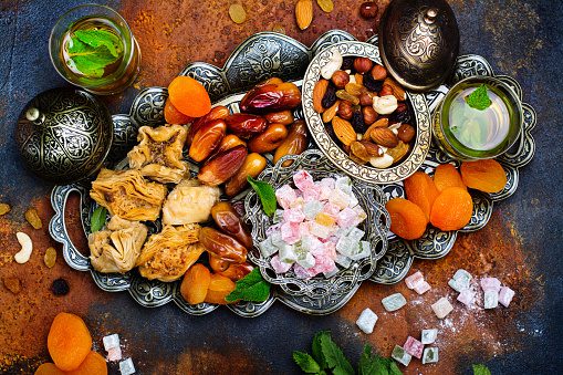 Ramadan Kareem holiday table