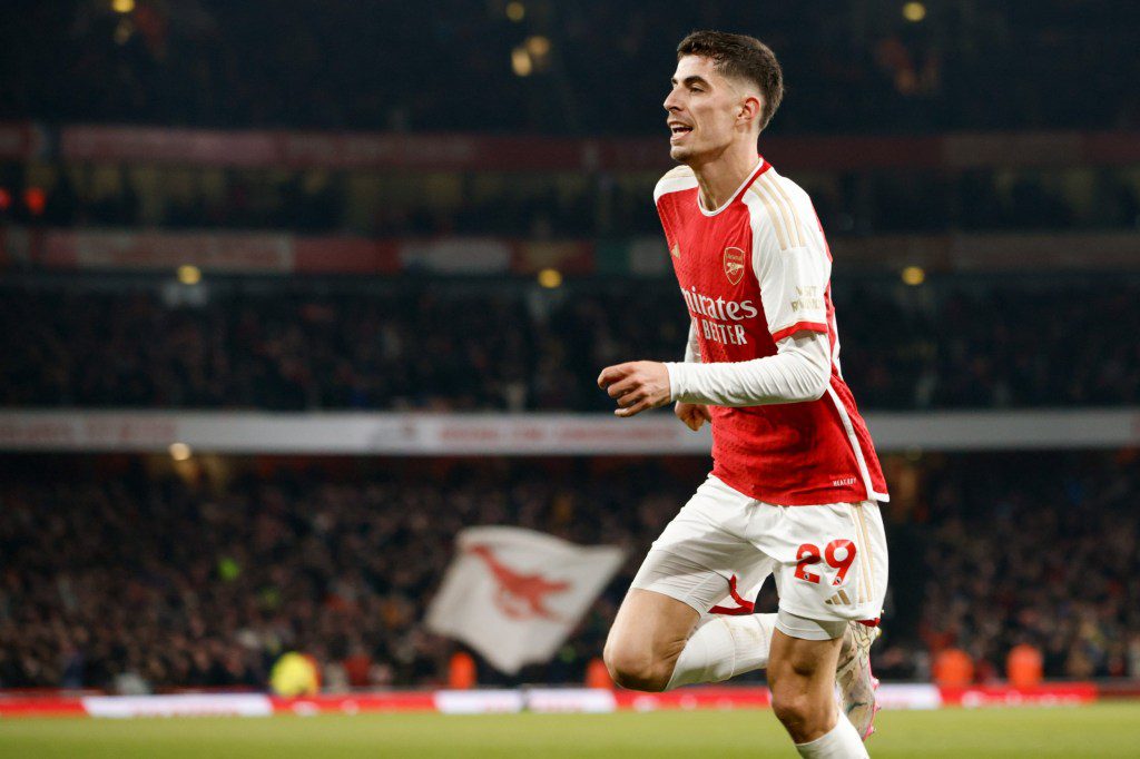 Kai Havertz scored Arsenal's winning goal against Brentford