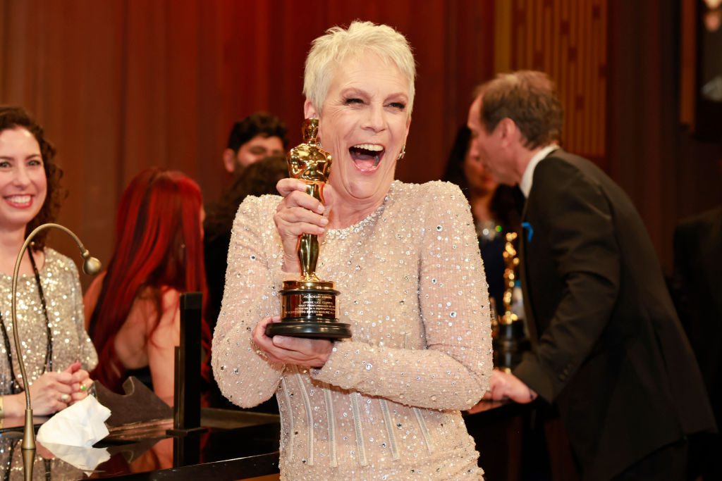 Jamie Lee Curtis at the Oscars