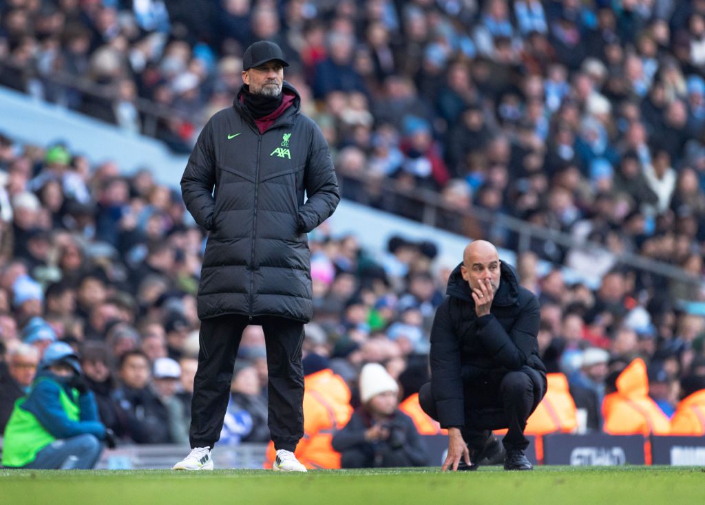 Jurgen Klopp and Pep Guardiola