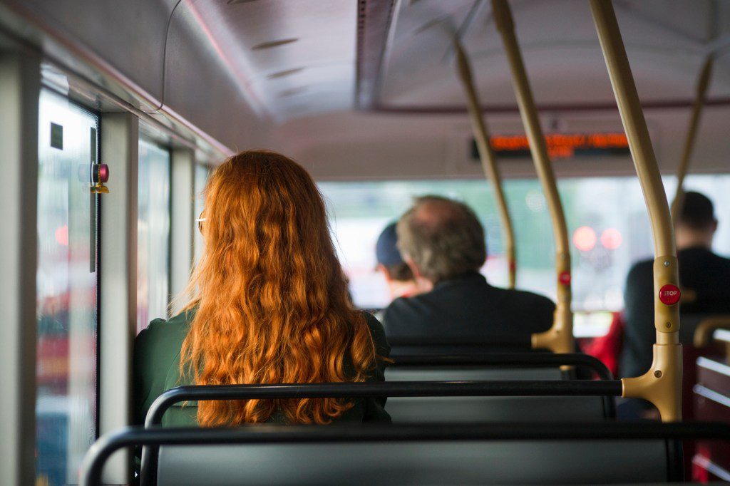 Europe, Uk, England, London, View Of Red Double Decker Bus