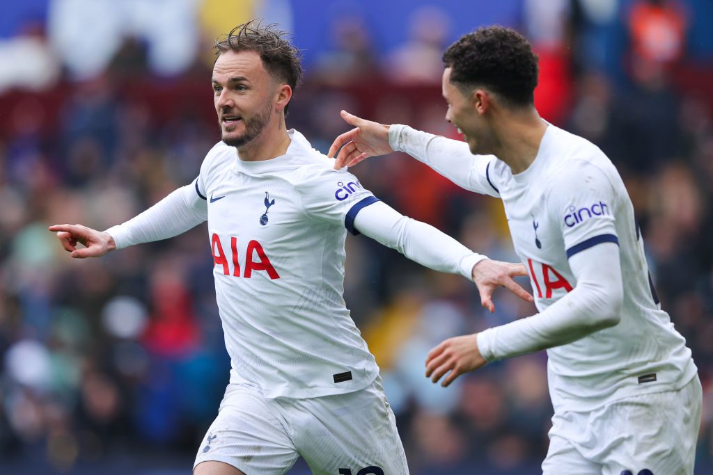 James Maddison celebrates