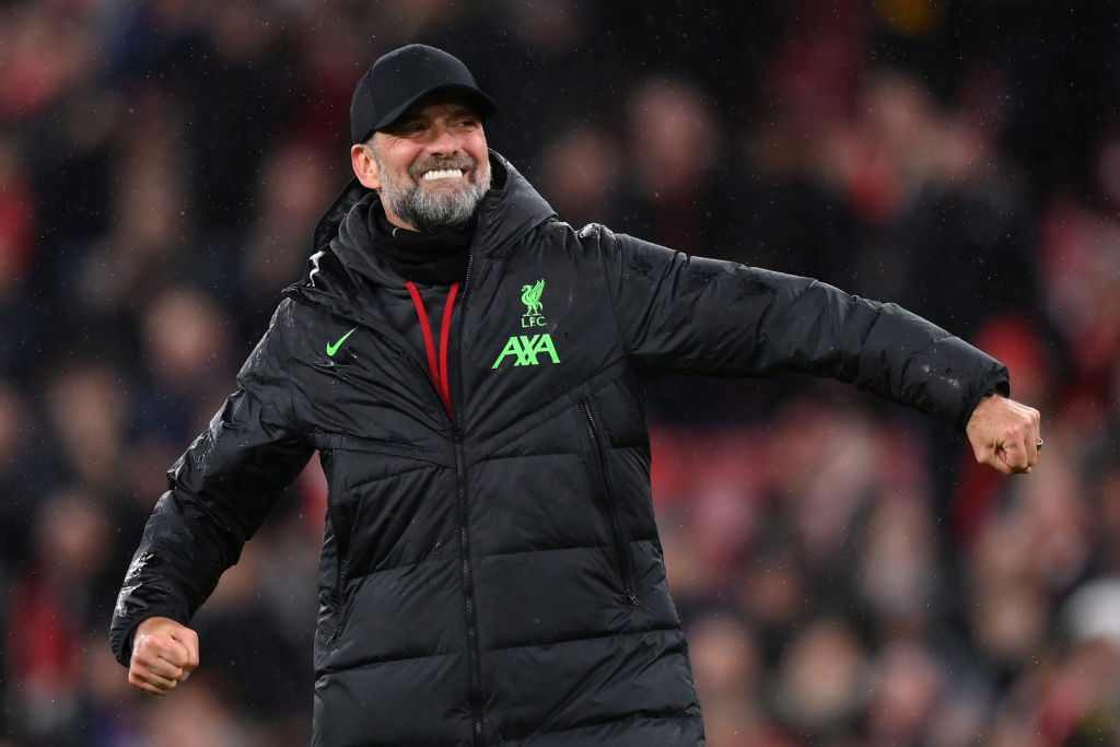 Liverpool manager Jurgen Klopp celebrates