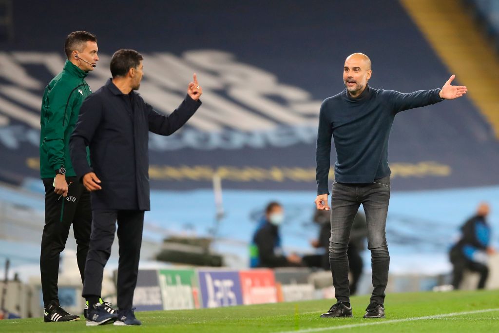 Sergio Conceicao and Pep Guardiola