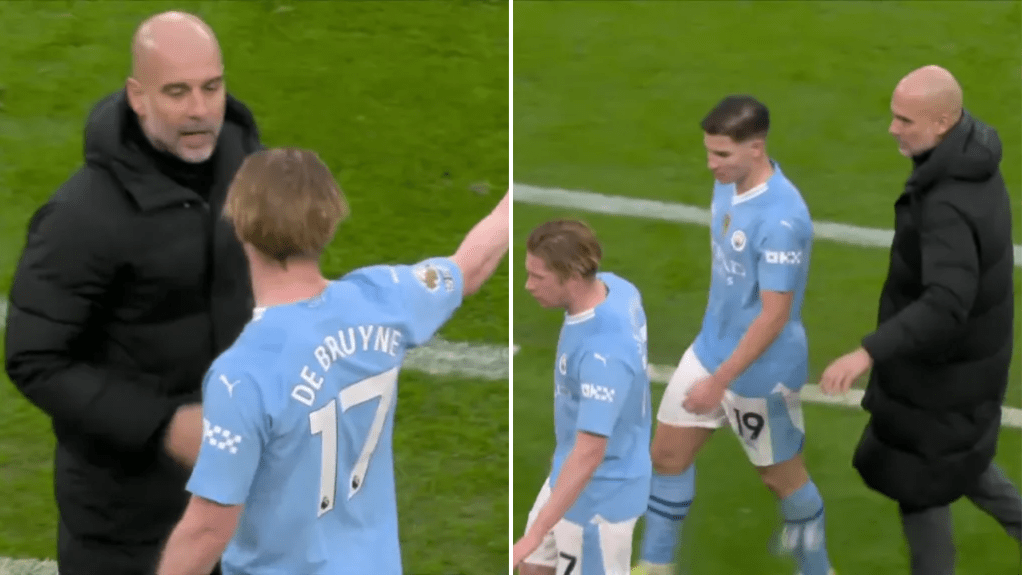 Pep Guardiola Kevin De Bruyne