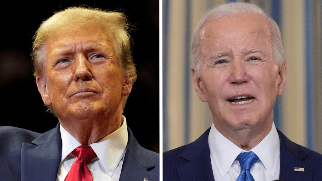 – 202402Donald Trump Joe Biden 02.24