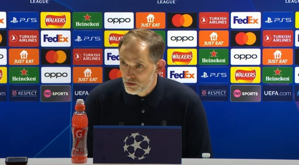 – 202404Thomas Tuchel after Arsenal draw with Bayern Munich b265