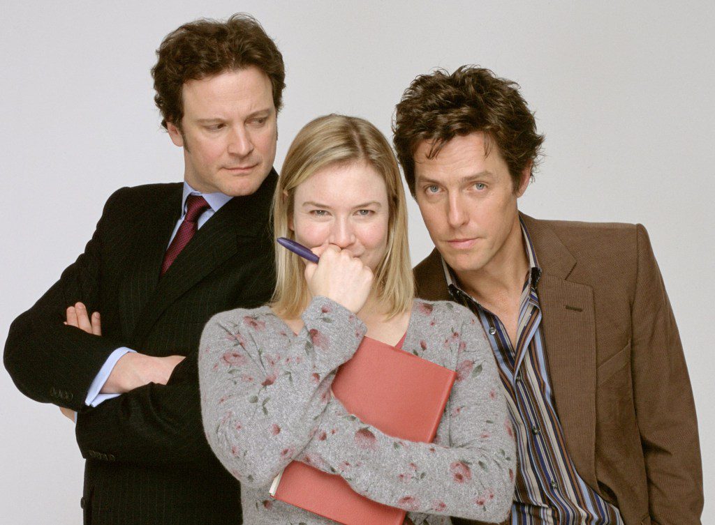 Colin Firth, Renee Zellweger, Hugh Grant in Bridget Jones