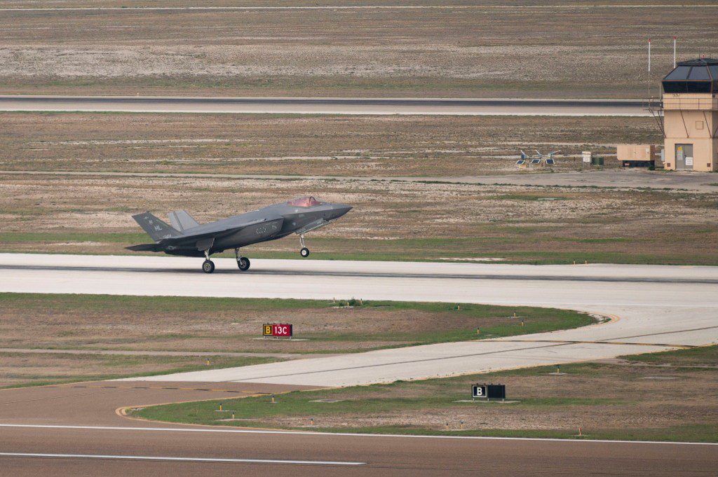 The body was found near the Laughlin Air Force Base which is in Del Rio, Texas 