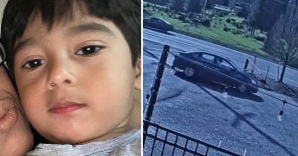 Missing boy Ariel Garcia (left) was found dead off Interstate 5 in Pierce County, Washington