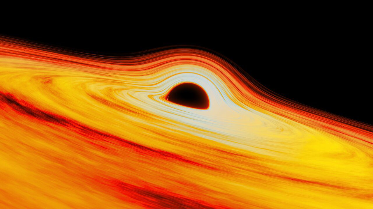 Illustration of the black hole Sagittarius A* at the center of the Milky Way. Credit: NOIR LAB/NSF.