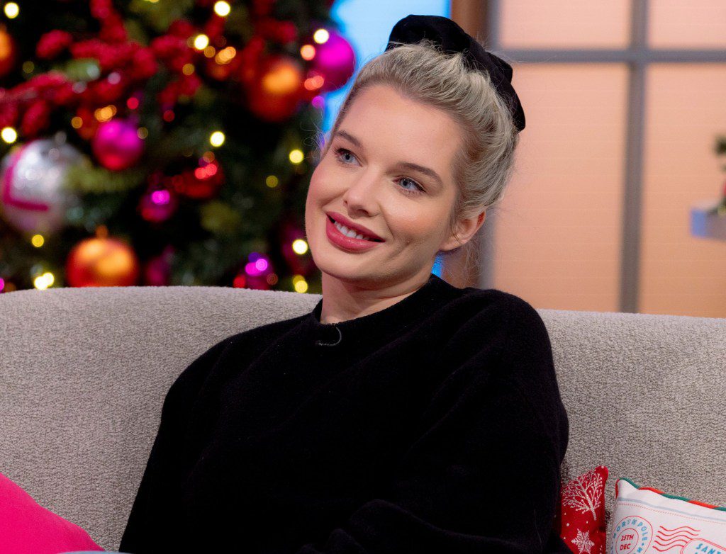 Editorial use only Mandatory Credit: Photo by Ken McKay/ITV/Shutterstock (14265324w) Helen Flanagan 'Lorraine' TV show, London, UK - 20 Dec 2023