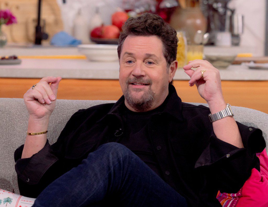 Editorial use only Mandatory Credit: Photo by Ken McKay/ITV/Shutterstock (14246231f) Michael Ball 'Lorraine' TV show, London, UK - 06 Dec 2023