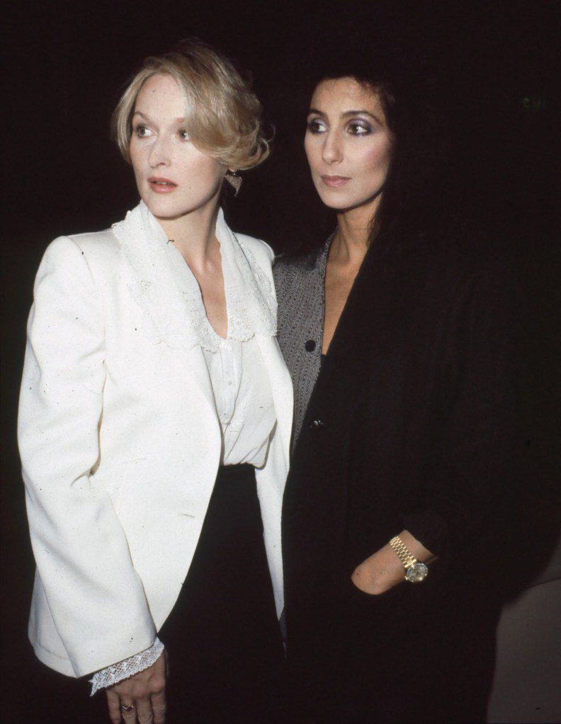 Cher Meryl Streep Silkwood premiere