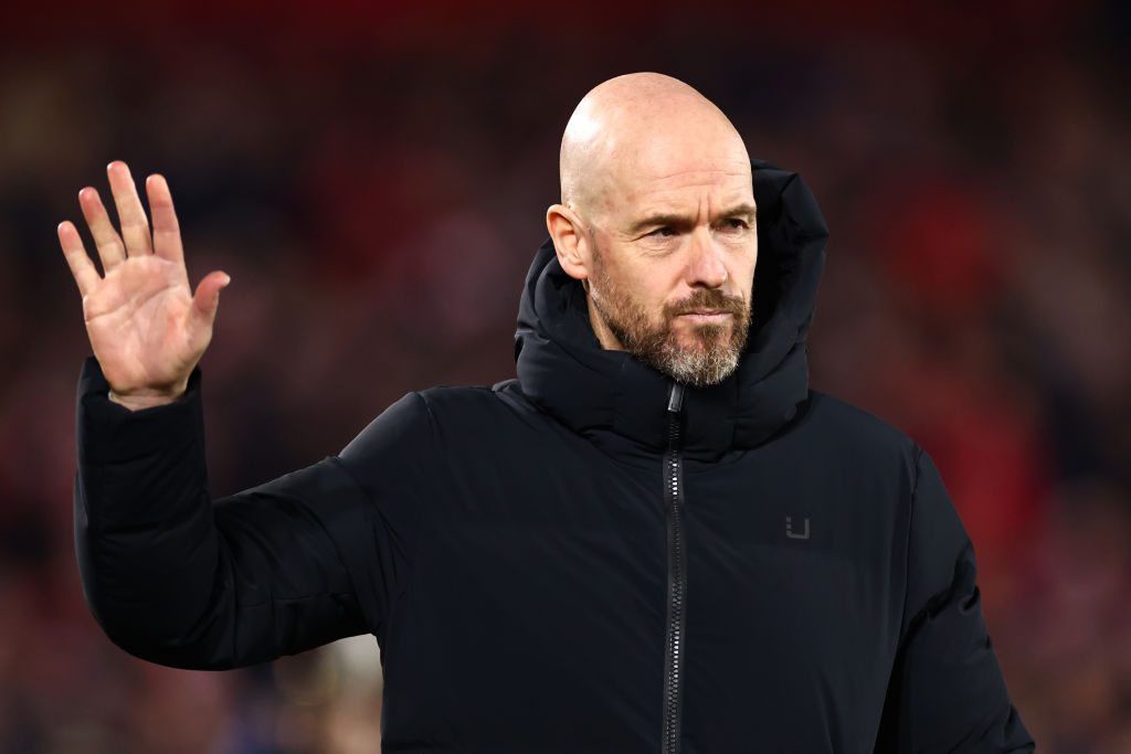 Man Utd boss Erik ten Hag during a Premier League game