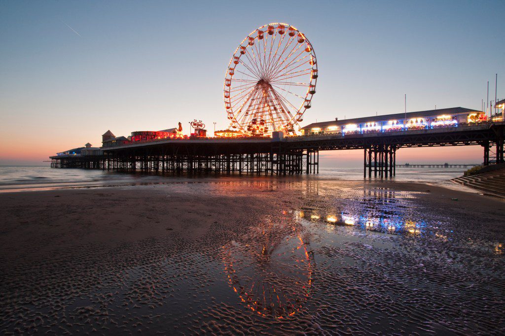 Ferris Wheel on the Central Pier in Blackpool