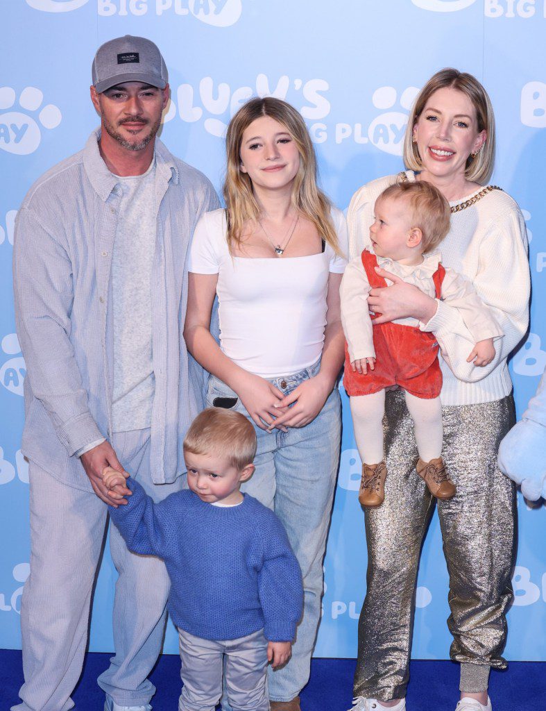 (L to R) Bobby Kootstra, Fred, Violet, Fenna, Katherine Ryan 