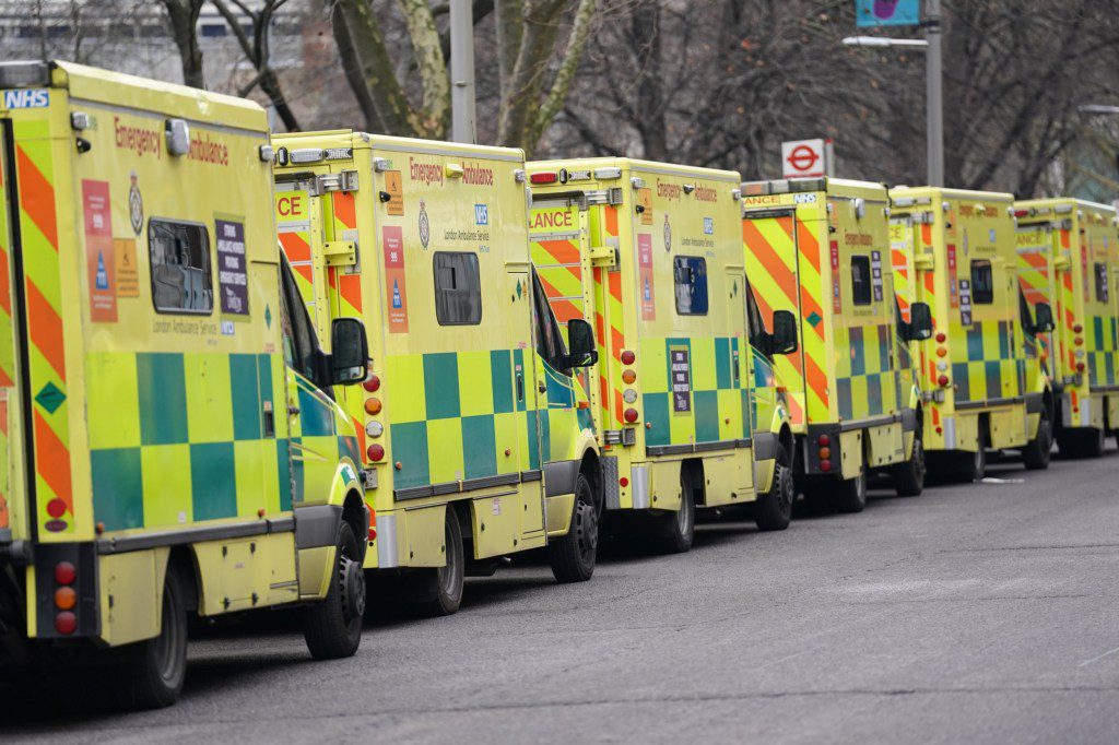 EMBARGOED TO 0001 MONDAY APRIL 1 File photo dated 23/01/23 of ambulances parked outside London Ambulance Service NHS Trust control room in Waterloo, London. NHS England said staff, including ambulance crews, who suffer a miscarriage before they are six months pregnant will now be given paid time off work. Issue date: Monday April 1, 2024. PA Photo. Police officers and firefighters should get the same bereavement leave following a miscarriage as NHS workers, a charity has said. It comes after NHS England unveiled new guidelines that will give staff, including ambulance workers, paid time off work if they suffer a miscarriage before they are six months pregnant. The Laura Hyde Foundation (LHF) is calling for the policy to be extended to all 999 workers. See PA story HEALTH Bereavement . Photo credit should read: Kirsty O'Connor/PA Wire